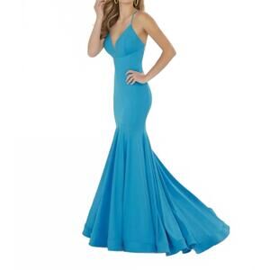 NEW TIFFANY DESIGNS women's prom dress in blue